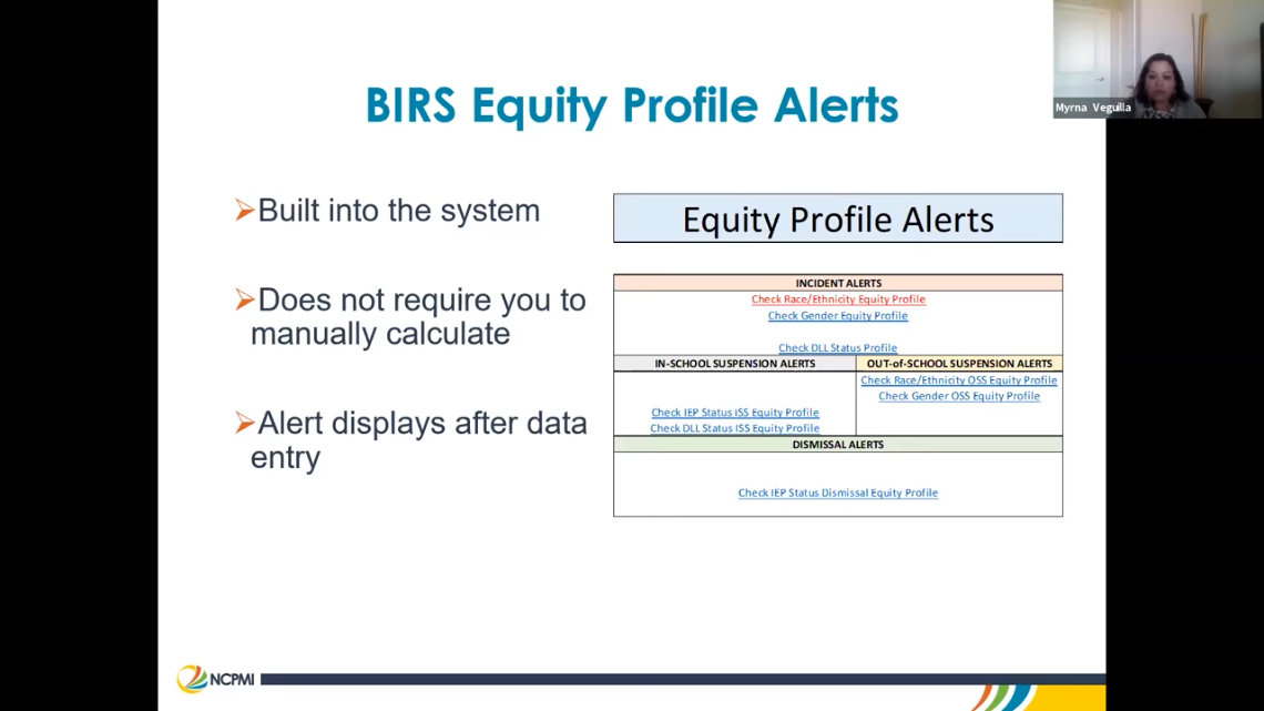 Using the Behavior Incident Report System: I have an Equity Alert. Now What?