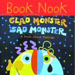 Book Nook: Glad Monster, Sad Monster (Spanish)