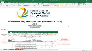 Data Entry Tutorial: Early Intervention Part C Benchmarks of Quality v1.0