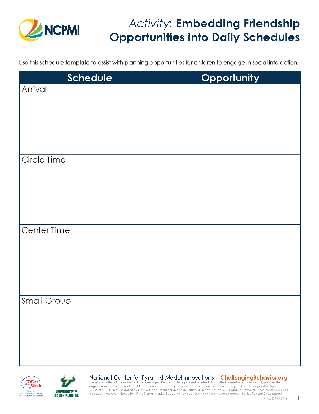 Embedding Friendship Opportunities into Daily Schedules