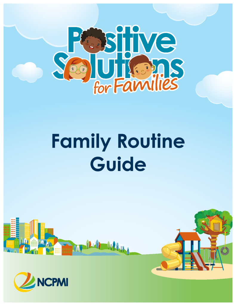 Positive Solutions for Families: Family Routine Guide