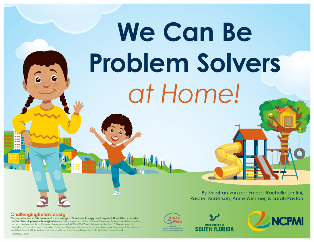 We Can Be Problem Solvers at Home!