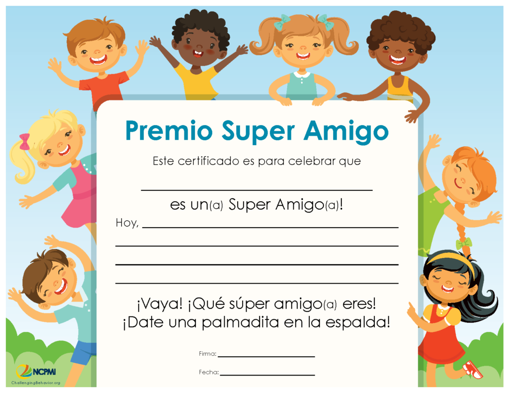 Super Friend Award (Spanish)