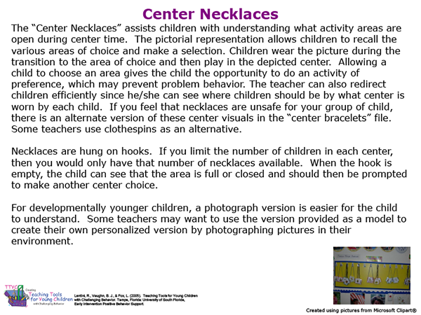 Center Necklaces
