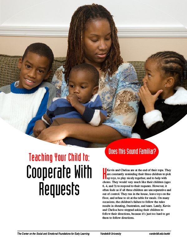 Teaching Your Child to Cooperate with Requests