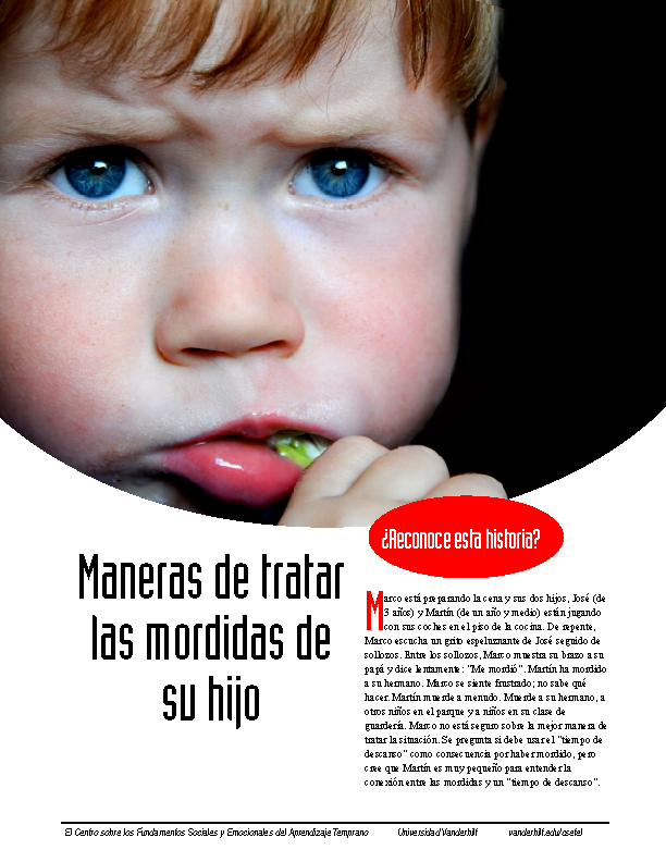 Responding to Your Child's Bite (Spanish)