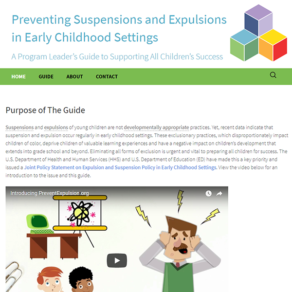 Preventing Suspensions and Expulsions in Early Childhood Settings: A Program Leader's Guide to Supporting All Children's Success