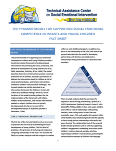 The Pyramid Model For Supporting Social-Emotional Competence In Infants ...