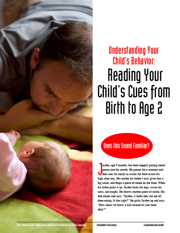 Understanding your Child's Behavior: Reading Your Child's Cues from Birth to Age 2