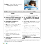 Family Routine Guide Snapshot: Bedtime