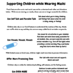 Supporting Children While Wearing Masks
