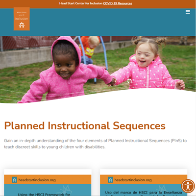 Thumbnail for Head Start Inclusion: Planned Instructional Sequence