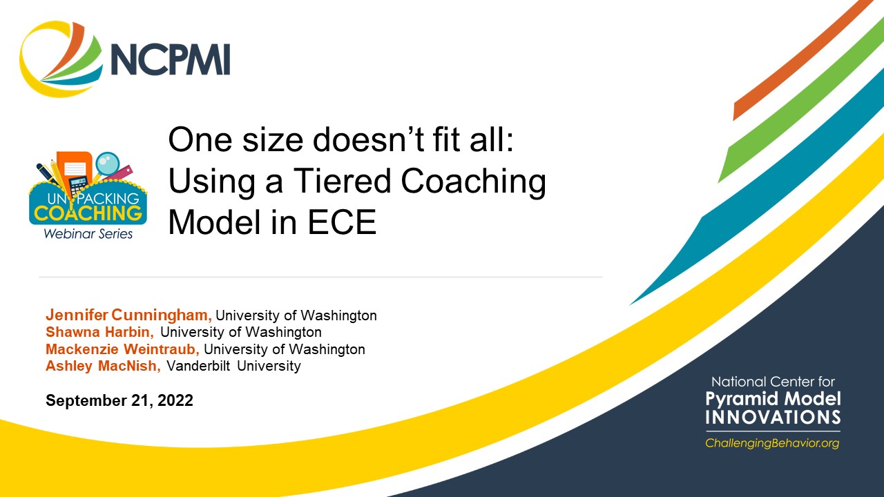 One Size Doesn’t Fit All: Using the Tiered Coaching Model for Practitioners