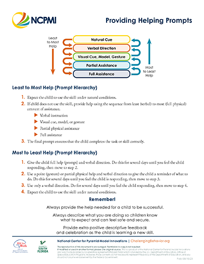 Providing Helping Prompts Handout Thumbnail