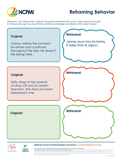 Reframing Behavior Handout Thumbnail