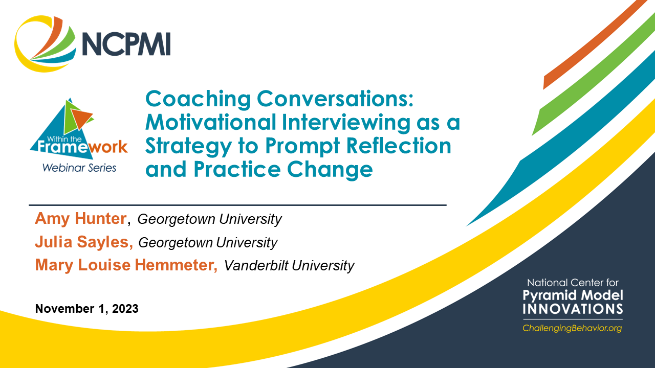 Coaching Conversations: Motivational Interviewing as a Strategy to Prompt Reflection and Practice Change