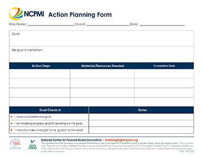 NCPMI Action Planning Form Thumbnail image