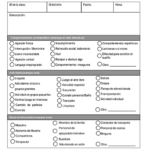 Thumbnail view of the first page of the Behavior Incident Report (Spanish) translated by the team at Oregon State University Implementation Support Team