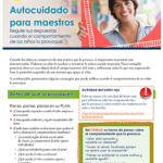 Thumbnail view of page one of Self-Care for Teachers (Spanish) translation provided by the Oregon State University Implementation Support Team