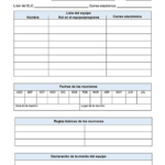 Thumbnail view of the Community Leadership Implementation Plan Form (Spanish) page 1