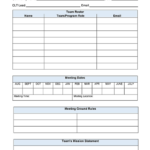 Thumbnail view of the Community Leadership Implementation Plan Form page 1