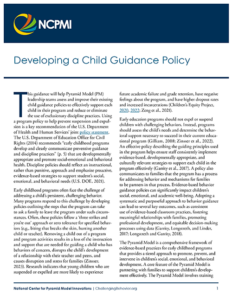 Developing a Child Guidance Policy page 1 thumbnail