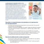 Page 1 of the resource Recommendations and Considerations Positive Descriptive Feedback (Spanish)