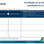 Thumbnail image of the handout From Classroom Jobs to Classroom Helpers (Spanish)